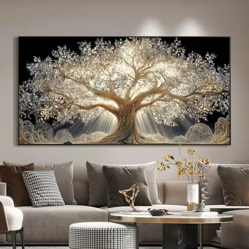 Abstract tree life canvas - abstract,